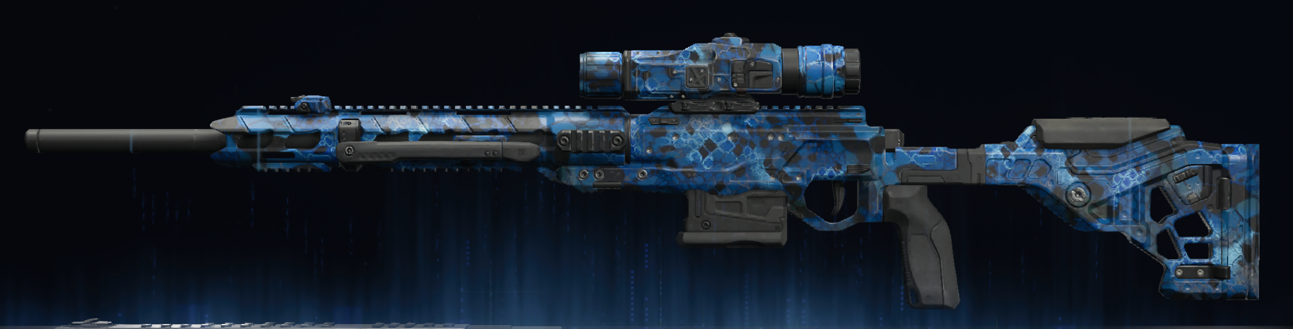 Rendu du camouflage Serpent saphir sur Strider 300